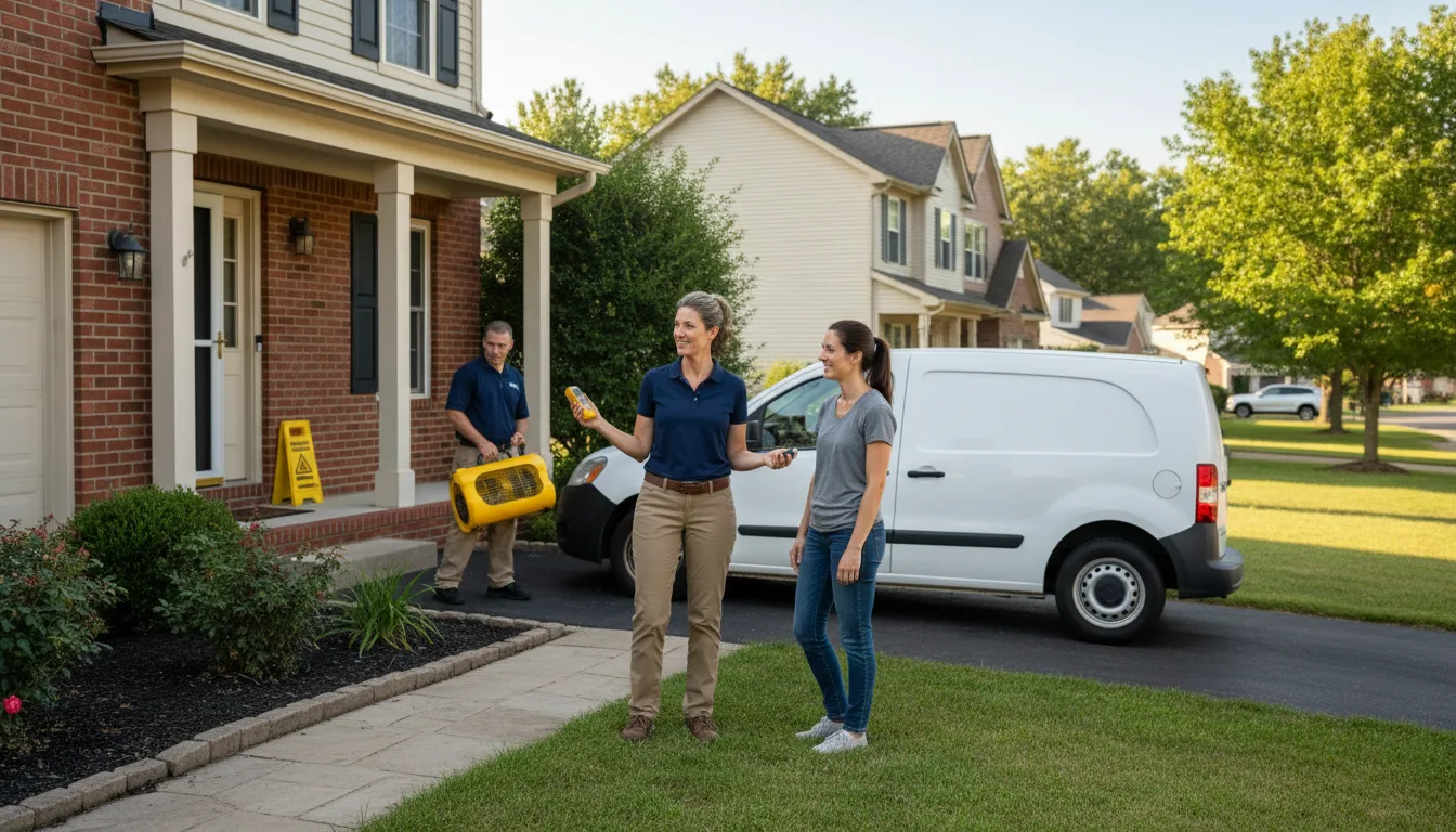 Residential water damage restoration in Sneads Ferry, NC